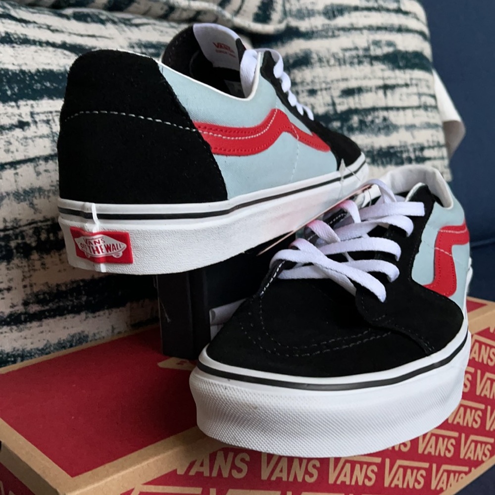 Vans Sk8-Low 2-Tone Black/Winter Sky MENS - Picture 10 of 16